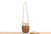 Lauren Straw Bag - Camel