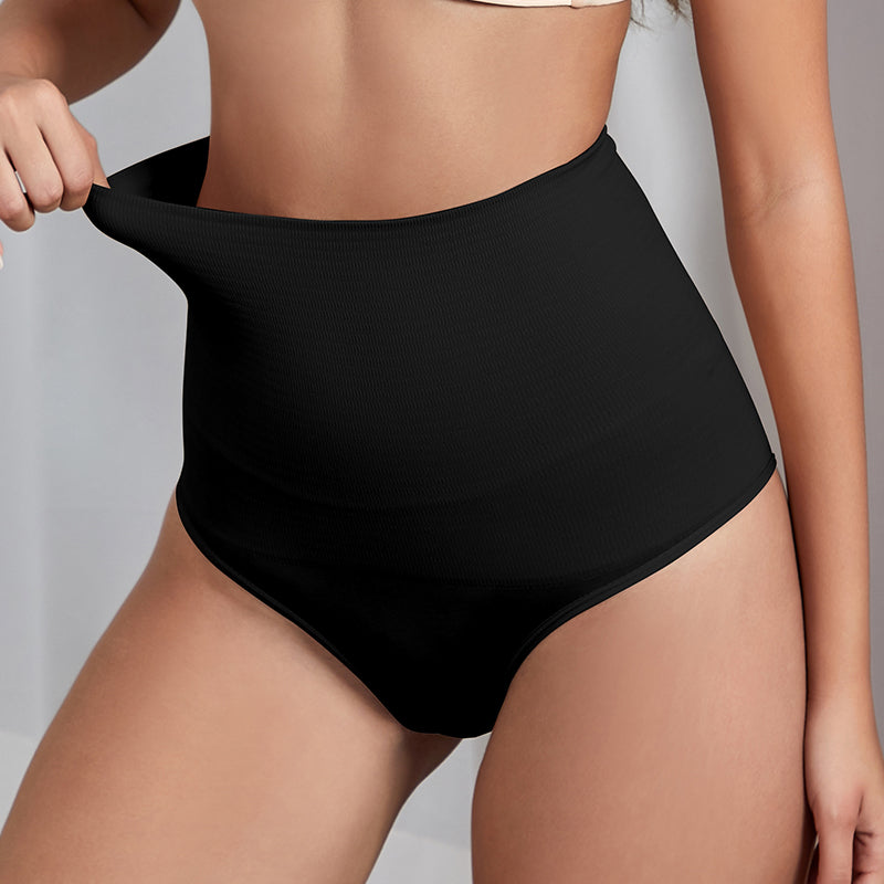 High Waist Shapewear Panty - Black