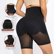 Buttrock Padding Short Shapewear - Black