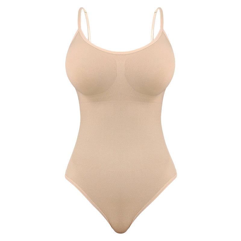 Tummy Control Bodysuit Shapewear - Beige