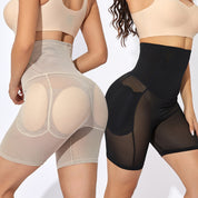 Buttocks  Padding Short Shapewear - Beige