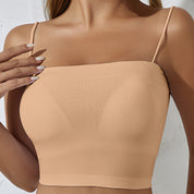 Basic Top With Pad - Apricot