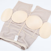 Buttocks  Padding Short Shapewear - Beige