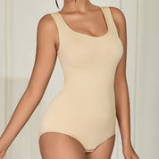 Seamless Body Shaping With Hooks - Apricot