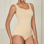 Seamless Body Shaping With Hooks - Apricot