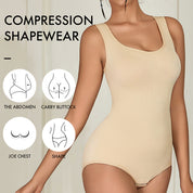 Seamless Body Shaping With Hooks - Apricot