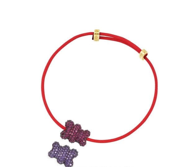 Teddy Violet Purple Bracelet