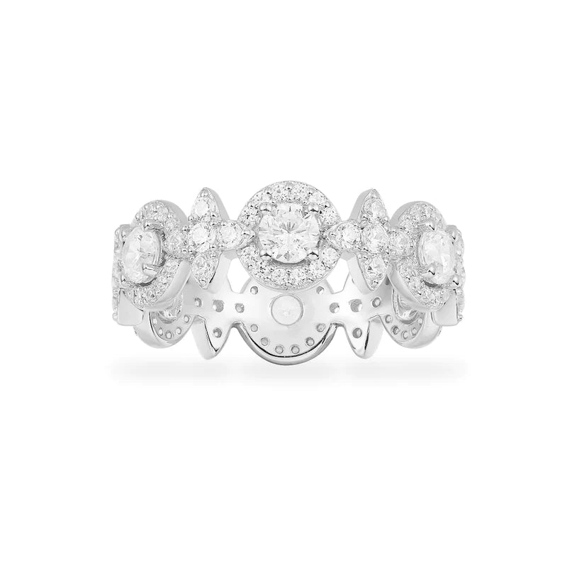 Losonge Ring With Gems