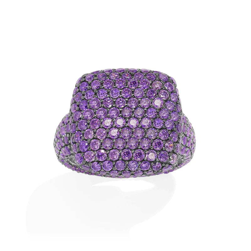 Square Purple Ring