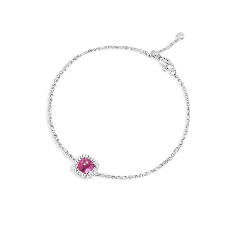 Fushia Square Bracelet