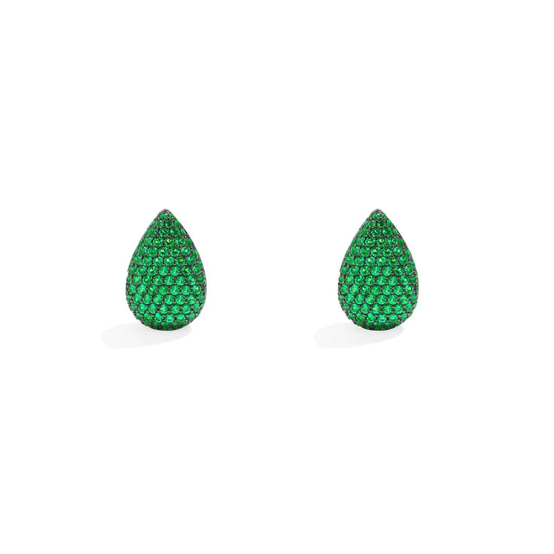 Festive Green Earrings