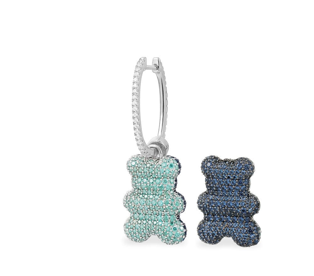 Teddy Navy earrings