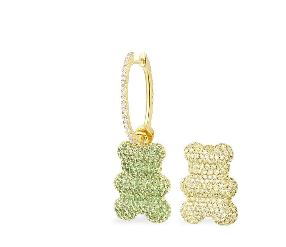 Big Teddy Golden Green Earring