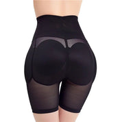 Seamless Shapewear With Padded Hips - Black