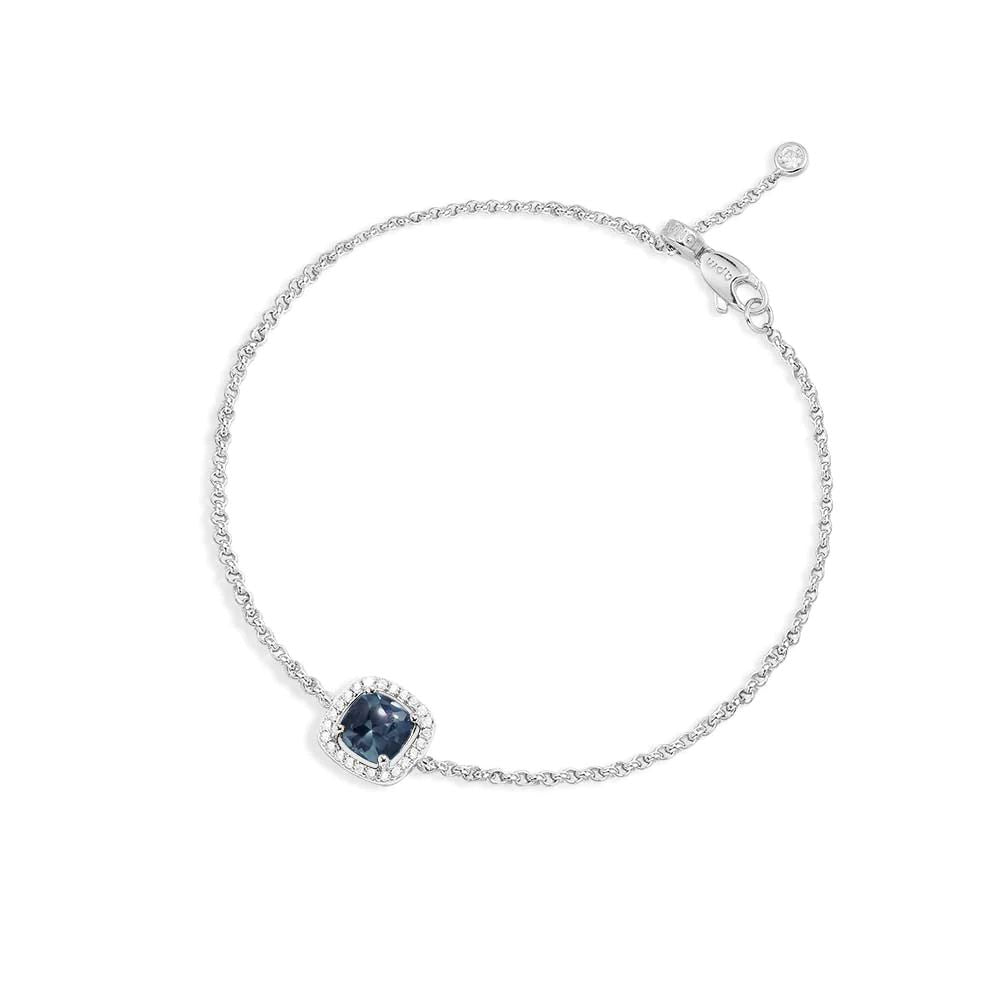 Blue Square Bracelet