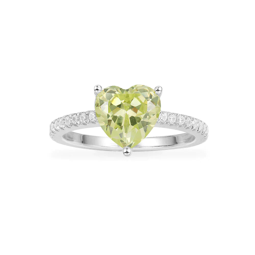 Green Heart Ring