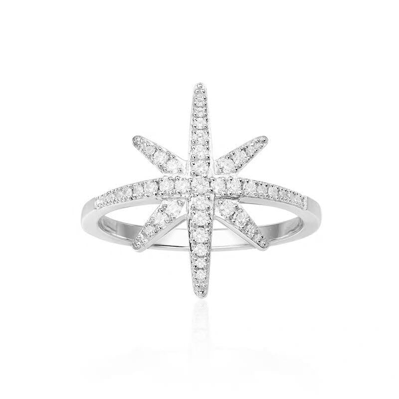 Single Falling Star Ring